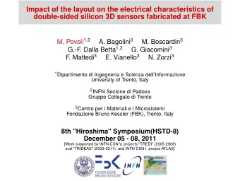Impact of the layout on the electrical characteristics of  double-sided silicon 3D sensors