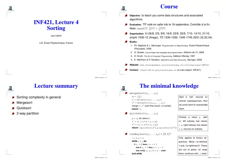 course