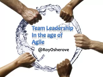 @RoyOsherove  Twitter:  @RoyOsherove 5Whys.com  blog  Osherove.com   courses for team