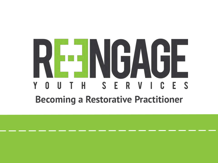 becoming a restorative practitioner becoming a