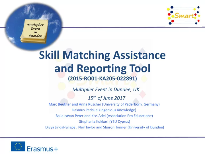 and reporting tool