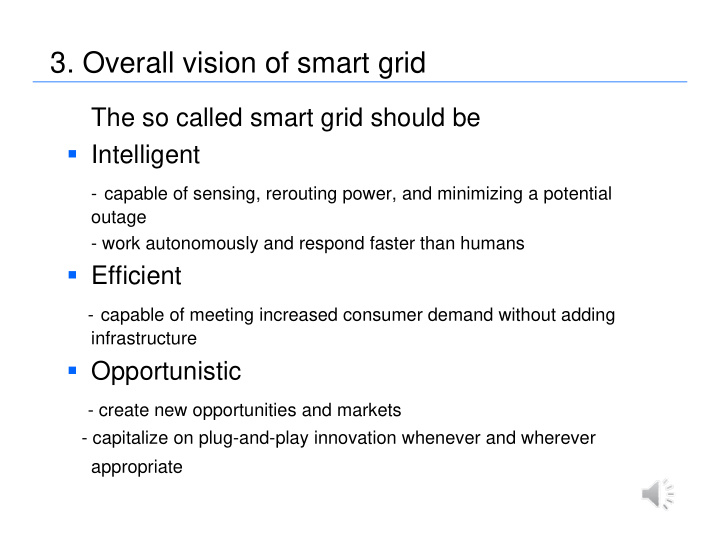 3 overall vision of smart grid
