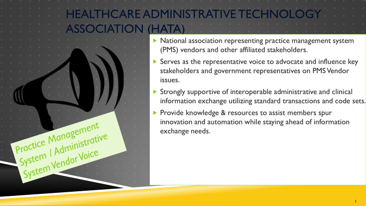 healthcare administrative technology association hata