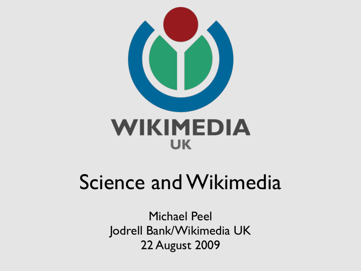 science and wikimedia