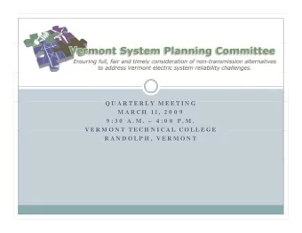 Q U A R T E R L Y  M E E T I N G  Q U A R T E R L Y  M E E T I N G  M A R CH  11,  2 0 0 9  9 : 3 0