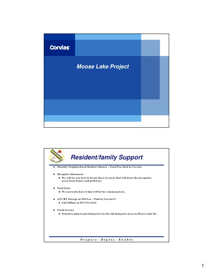 resident family support
