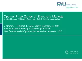 Optimal Price Zones of Electricity Markets  A Mixed-Integer Multilevel Model and Global Solution