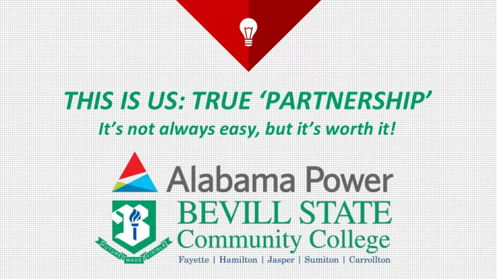 this is us true partnership