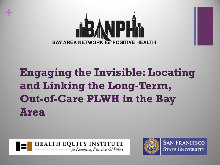 bay area network for positive health engaging the