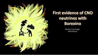 Barbara Caccianiga-  INFN Milano  Studying Solar Neutrinos  The Sun is powered by nuclear reactions