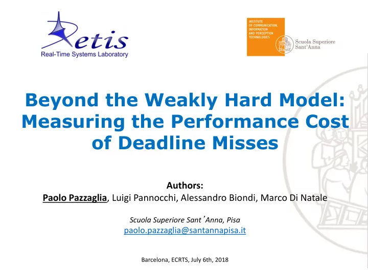 of deadline misses