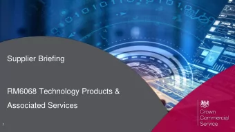 Associated Services  1  Agenda  Presentation (30 min)  Questions (15 min)  2  Mission Statement  To