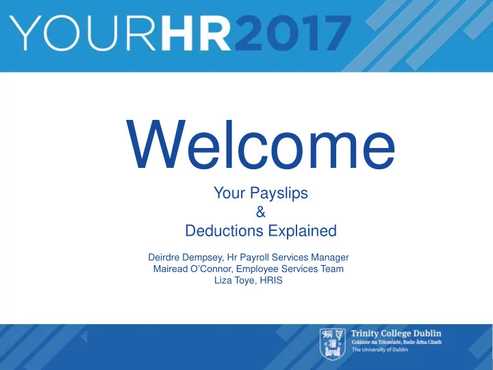 welcome