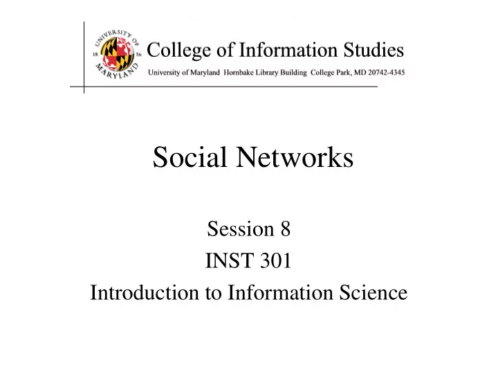 social networks