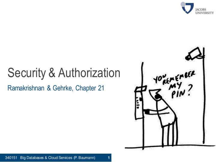 security authorization