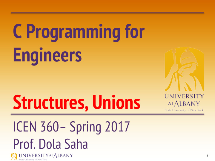 c programming for engineers structures unions