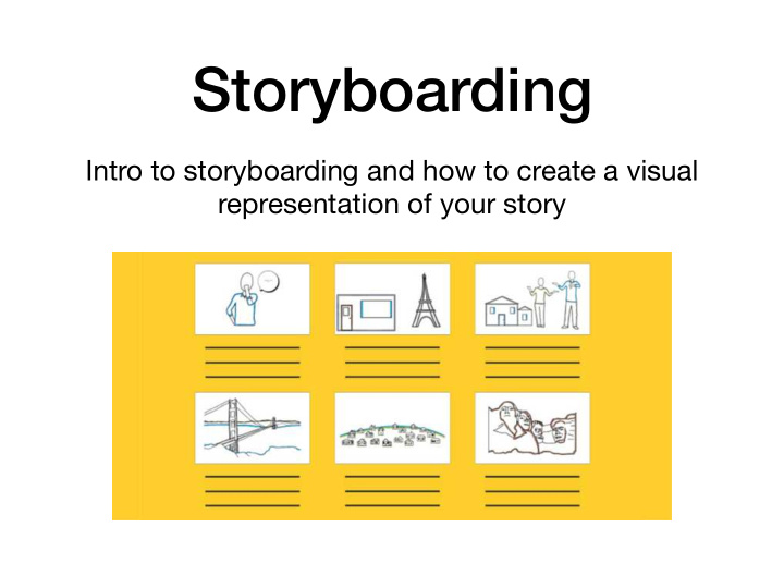 storyboarding