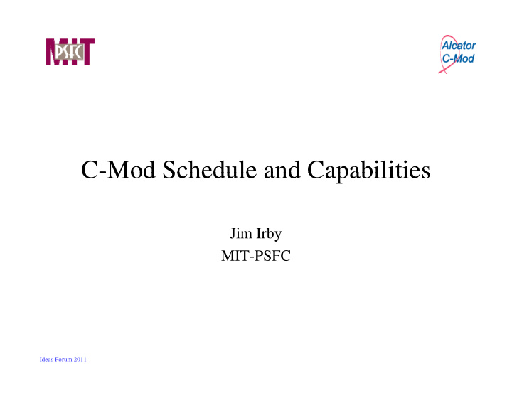 c mod schedule and capabilities c mod schedule and