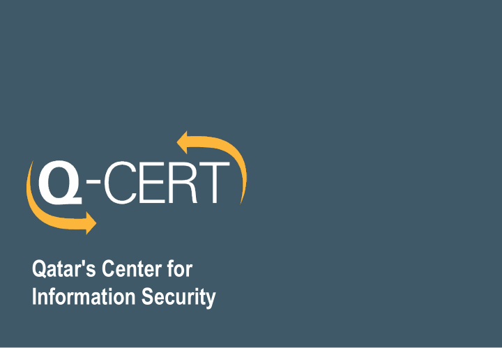qatar s center for information security