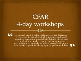 Why programmers?  Applied Rationality for Programmers   a 1-day event  in