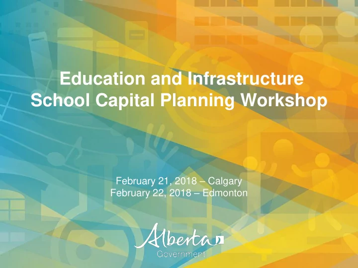 school capital planning workshop
