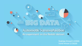 An experiment on the Reddit dataset  Sha  hahbaz Ahm  hmed  ed (1155  15594  94)  Viore  orel Mora