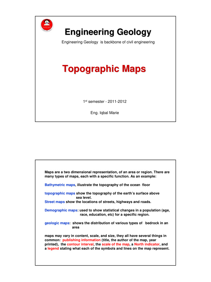 topographic maps topographic maps