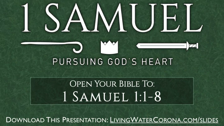 1 samuel 1 1 8