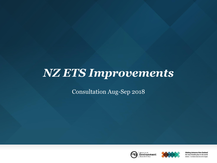 nz ets improvements