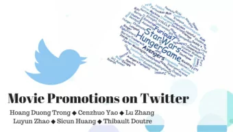 11M  6M  0.3M  8M  No. of tweets  291,527  No. of reweets  8,636,743  Data Sources  IMDB