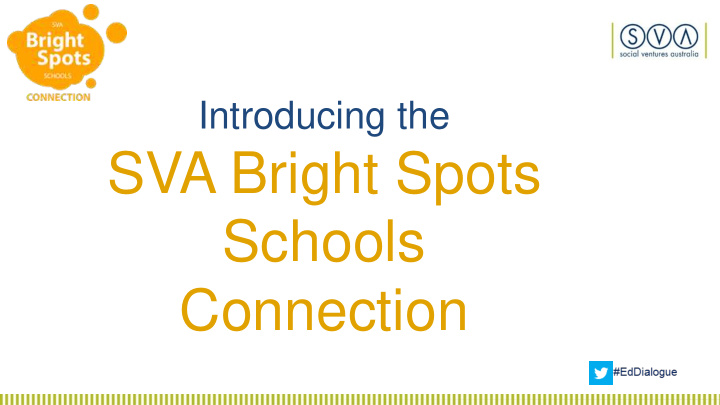 sva bright spots schools