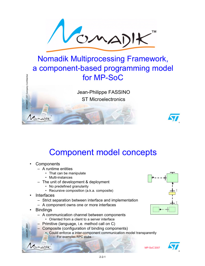 component model concepts