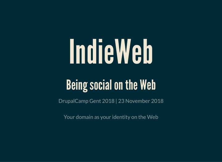 indieweb indieweb