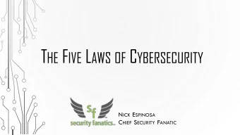 NICK ESPINOSA  CIO of BSSi2  Professional Hacker  Member of the Forbes Technology Council