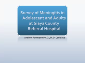 CHARACTERISTICS  Number Of Patients (N) Total 58  Demographics  Age  35  Gender  Male  28% (16)