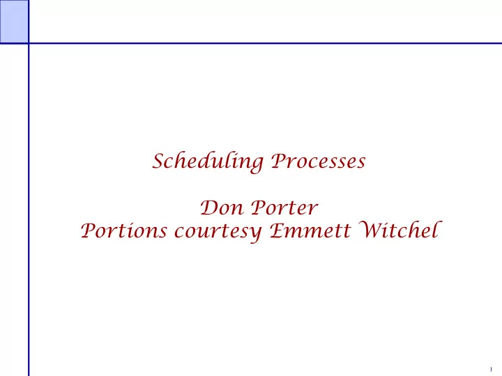 scheduling processes don porter portions courtesy emmett