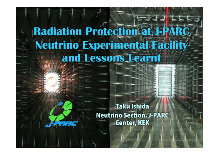 radiation protection at j parc neutrino experimental