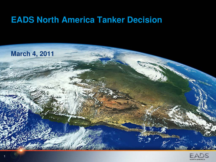 eads north america tanker decision