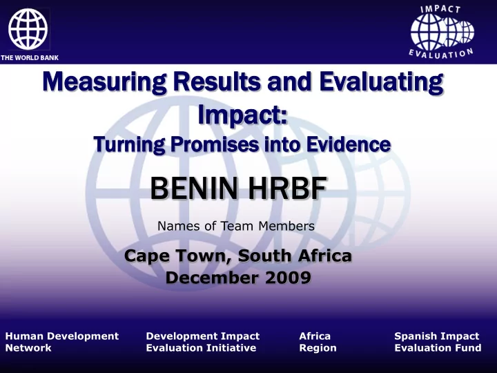 benin hrbf