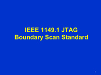 ieee 1149 1 jtag boundary scan standard
