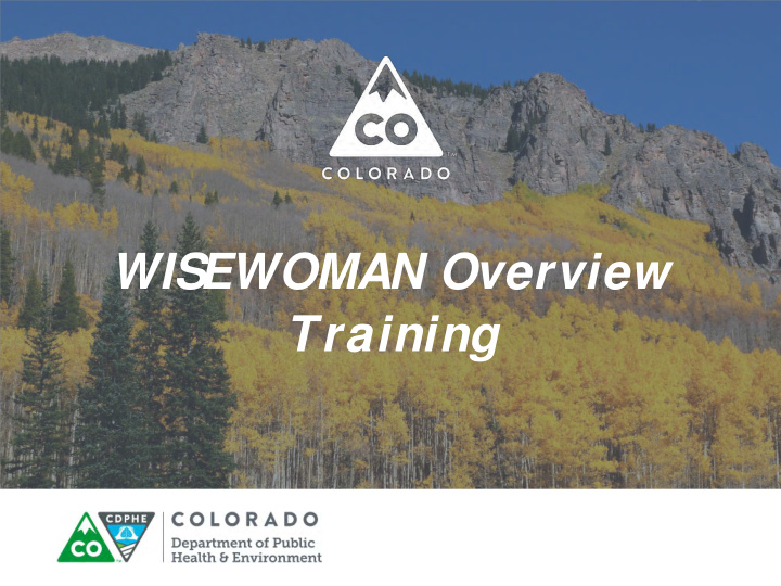 wisewoman overview