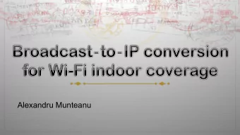 Alexandru Munteanu  Videos on mobile devices  YouTube, Netflix, Facebook, Google,Vevo, Vimeo, are