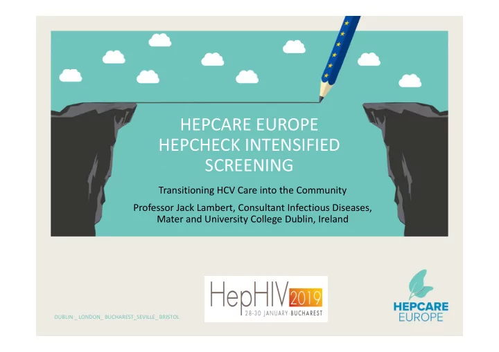 hepcare europe hepcheck intensified screening