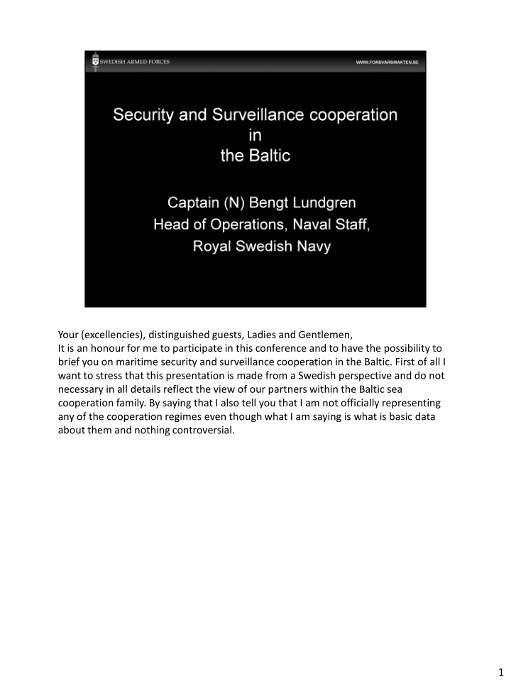 brief you on maritime security and surveillance