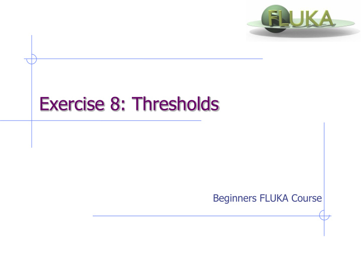 exercise 8 thresholds