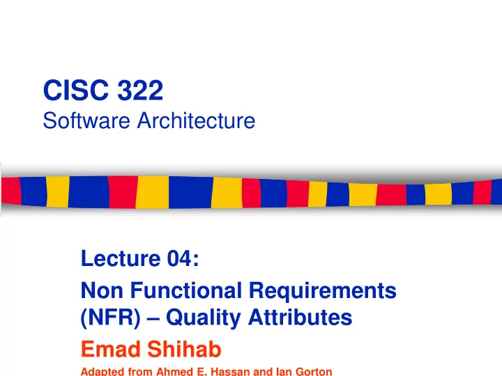 cisc 322