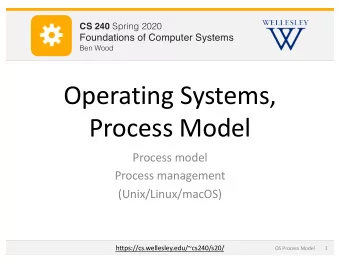 CS 251 Fall 2019 CS 240 Spring 2020  Principles of Programming Languages  Foundations of
