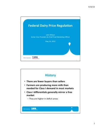 History      There  are  fewer  buyers  than  sellers      Farmers