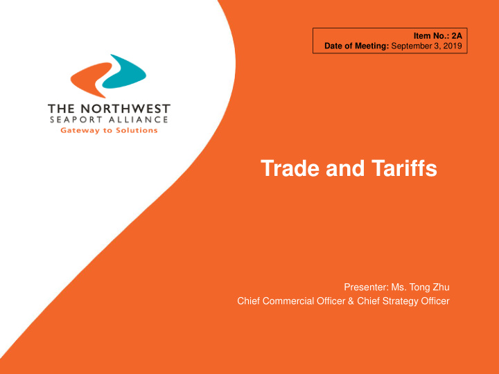 trade and tariffs