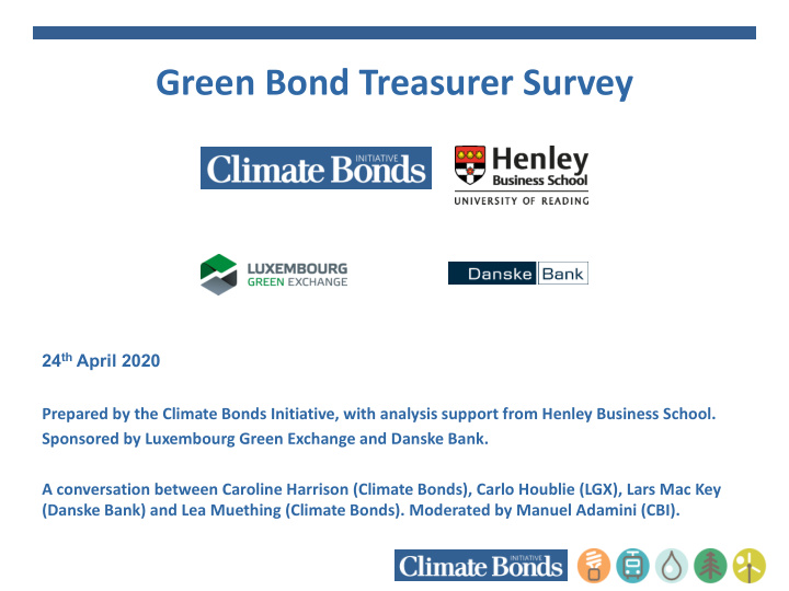green bond treasurer survey
